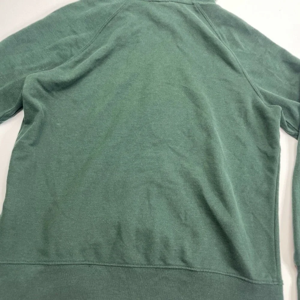 LEVI'S Burndlen Pullover Hoodie Sweatshirt Womens Size XS Dark Green Free Ship - Picture 6 of 6